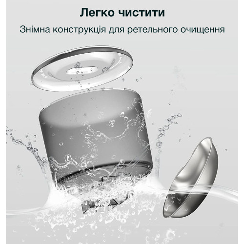 Автоматична годівниця для котів і собак PetCare PFF010 4 л (Біло-чорний)
