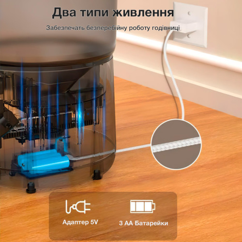 Автоматична годівниця для котів і собак PetCare PFF010 4 л (Чорний)
