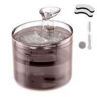 Поїлка-фонтан для котів і собак NPET WF100 1.6L з фільтром Чорний