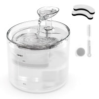 Поїлка-фонтан для котів і собак NPET WF100 1.6L з фільтром Білий 