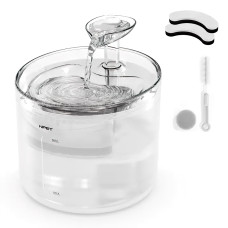 Поїлка-фонтан для котів і собак NPET WF100 1.6L з фільтром Білий 