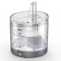 Поїлка-фонтан для котів і собак NPET WF220-TM 1.5 л з датчиком руху та акумулятором (Прозорий)