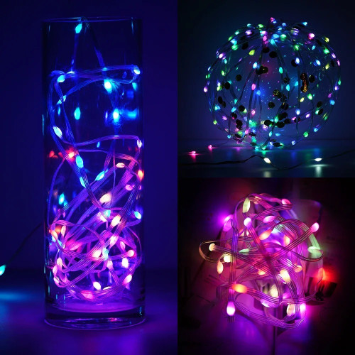 Розумна Smart гірлянда, управління з пульта і смартфона iDeal LED String 10м USB