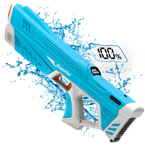 Водяний пістолет-бластер з автоматичним закачуванням води Superior 2302B (Синій)