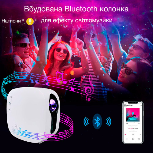 Проектор нічник зоряного неба Evio Aurora