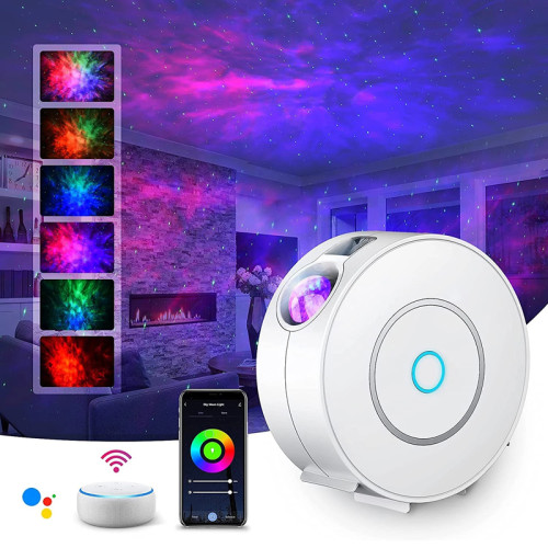 Проектор-нічник зоряного неба Evio Aurora Wi-Fi (Білий)
