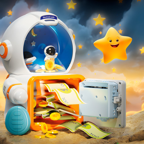 Дитяча електронна скарбничка - копілка сейф Heracles Астронавт 