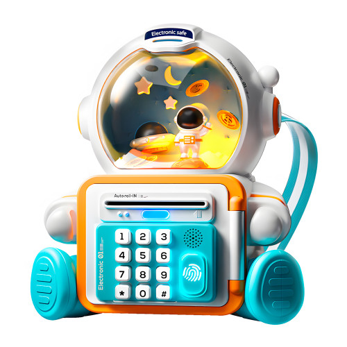 Дитяча електронна скарбничка - копілка сейф Heracles Астронавт 